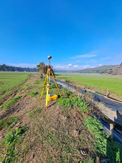 Control geométrico en obra vial