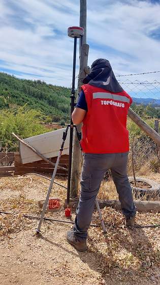Levantamiento topográfico en sector rural